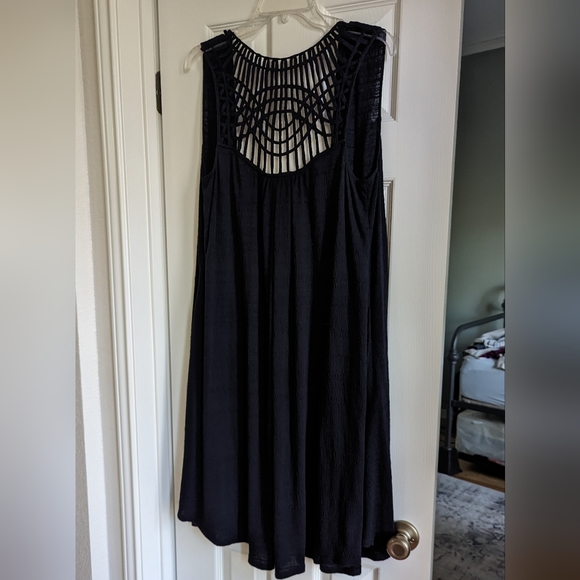 Anthropologie open detail long sleeveless waterfall vest - Picture 5 of 6